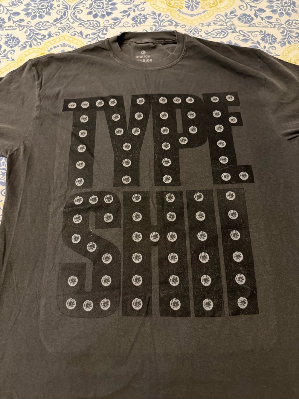 Motion Studios Type Shill Men’s Grey T Shirt